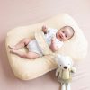 Đệm chống trào ngược cỡ lớn Mongsure Baby Lounger, Butter